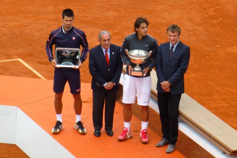French Open trophy presentation